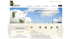 Desktop Screenshot of embassynationalbank.com